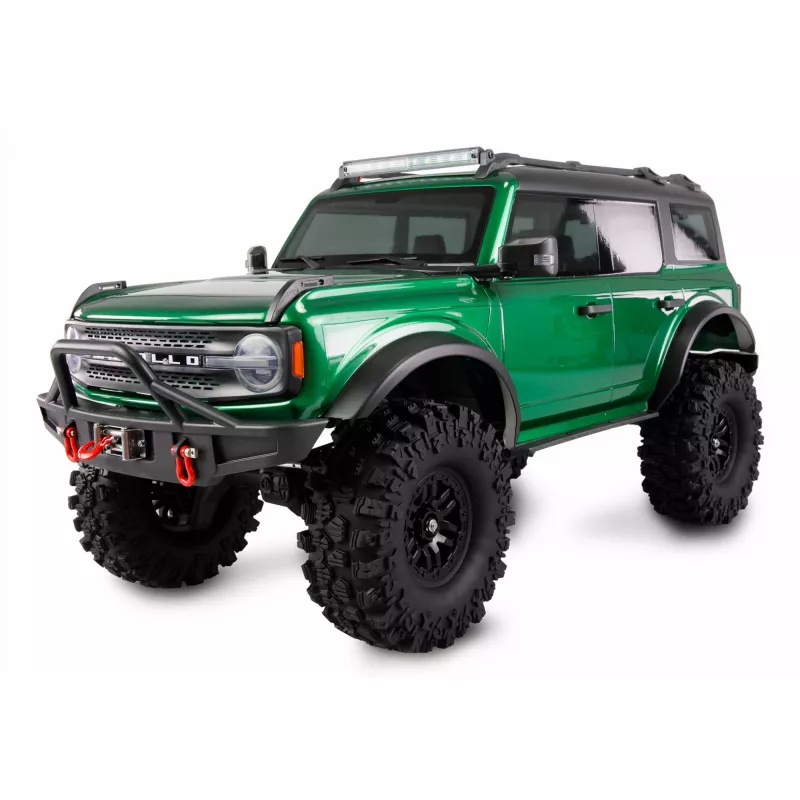 Crawler Amewi AMXRock Caballo 4WD escala 1:10 em verde metálico — veículo offroad radiocontrolado