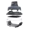 Ninja CRISPi Single 3,8 L 1700 W Fritadeira de ar quente Azul, Cinzento, Transparente