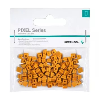Almofadas de borracha Pixel DeepCool universal 100 unidades, 9,8 g no total, laranja