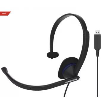 Koss | auscultadores | CS195 USB | com fios | on-ear | microfone | preto