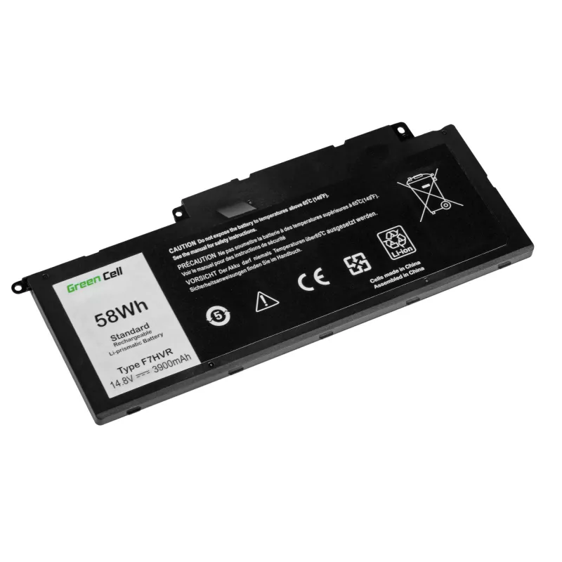 Green Cell DE112 bateria para portátil F7HVR para Dell Inspiron 15 7537 17 7737 7746, 14,4 V, 3800 mAh