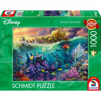 Thomas Kinkade Studios: Disney - Ursula, puzzle 1000 peças