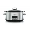 Panela de cozedura lenta Crock-Pot CSC063X 7,5 L, 320 W, caixa em aço inoxidável, tigela de cerâmica removível