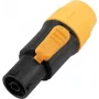 Ficha de cabo EUROLITE SAC3FX certificada IP, 3 pinos conector fêmea, para exterior/classe de proteção