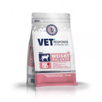 VET RESPONSE Controlo de peso - Alimento seco para gatos - 1,6 kg