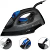Ferro CLATRONIC DB 3703 — Ferro a seco e a vapor, base em aço inoxidável, 1800 W, preto/cinzento