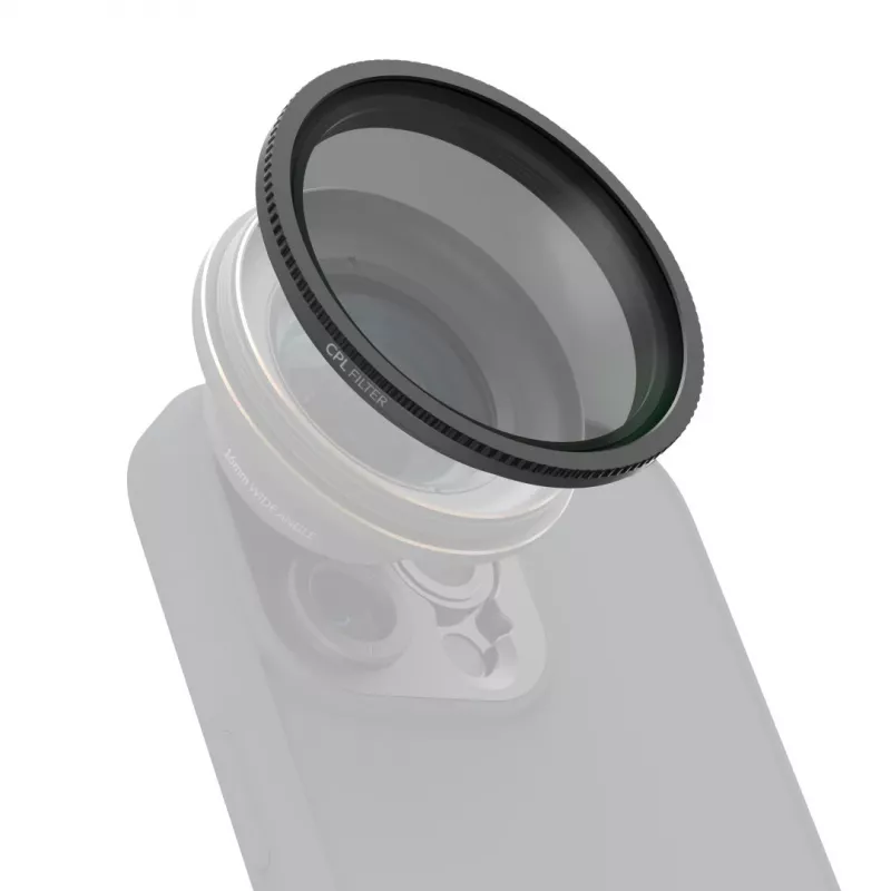 Filtro CPL ShiftCam para fotografia móvel