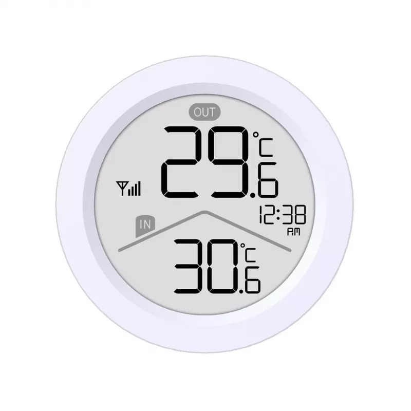 Estação meteorológica sem fios GreenBlue, temperatura IN/OUT, relógio, °C/°F selecionável, alcance até 60 m, GB162