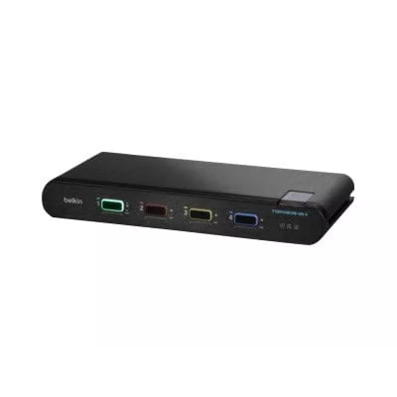 Belkin 4P Sngl Head DP/HDMI para DP/HDMI Video Secure DT KVM Switch PP4.0 (F1DN104KVM-UN-4)