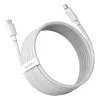 Kit de cabos de dados Baseus Simple Wisdom USB-C para Lightning PD 20W (2 unid./conjunto) 1,5m branco