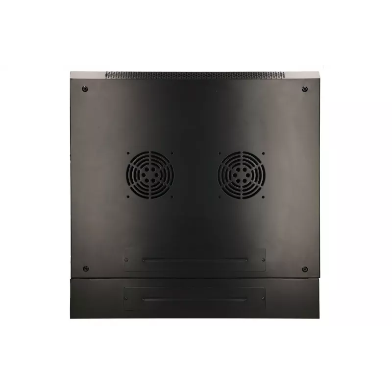 Extralink caixa rack 9U 600x600 AZH preto montado na parede, tipo oscilante