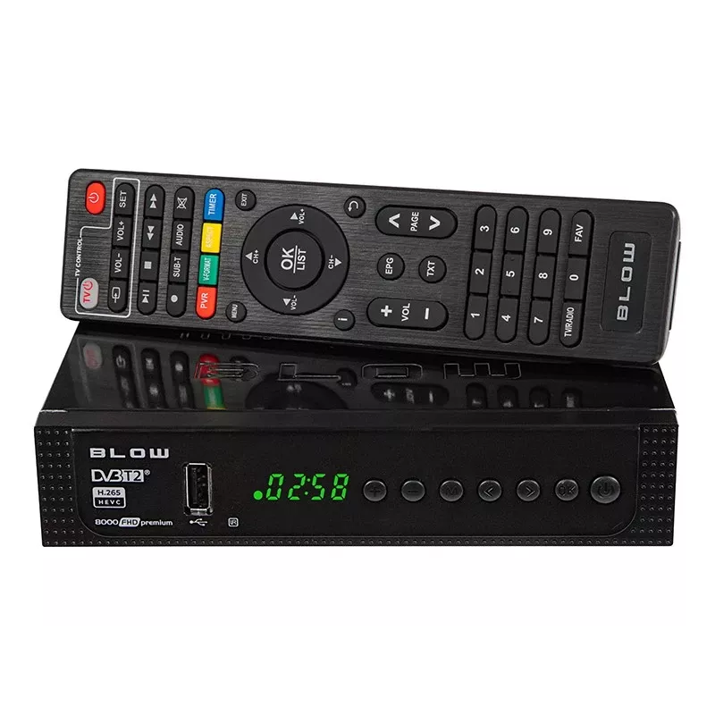 77-039# Descodificador sintonizador Dvb-t2 Blow 8000fhd Premium