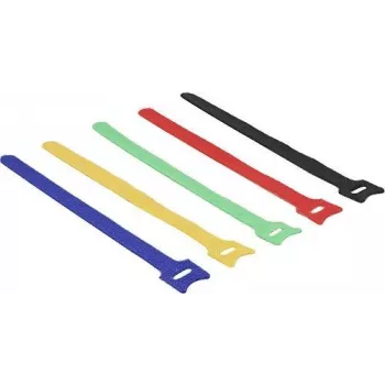 Abraçadeiras DeLOCK 18635 nylon preto azul verde vermelho amarelo