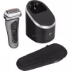 Braun Series 9 Pro+ 9565cc máquina de barbear de rede para uso húmido e seco com aparador Metallic