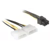 Cabo de alimentação para placa PCI Express DeLOCK 82315 0,15m