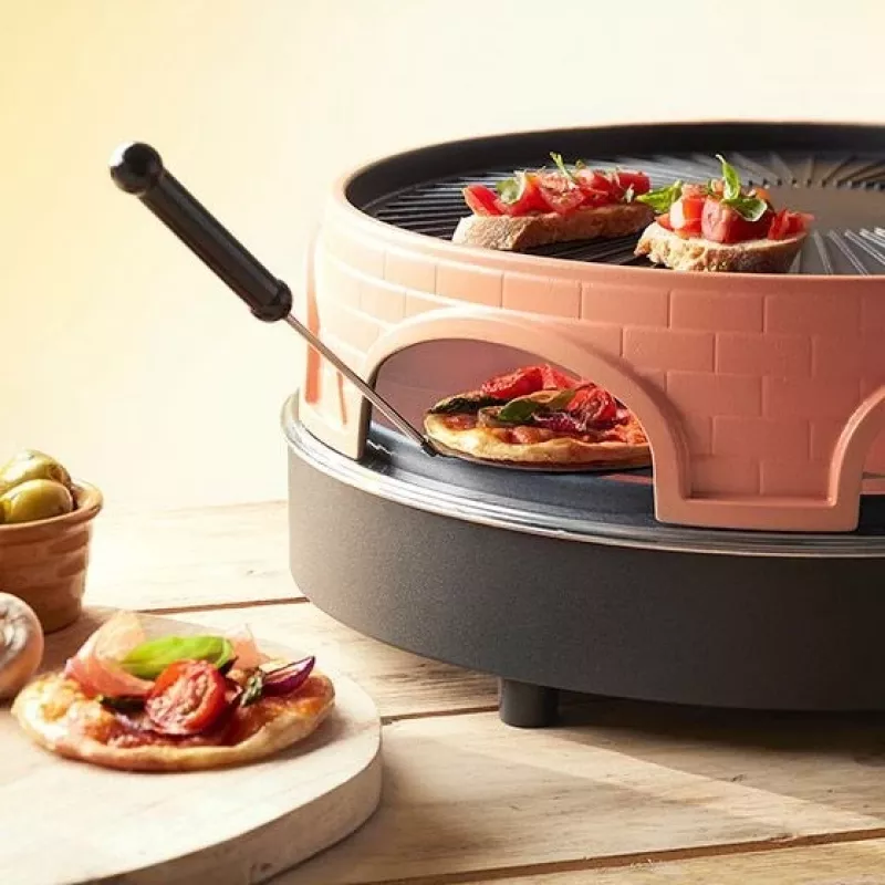 Emerio PO-113255.4 Grill de raclette 1500 W preto, castanho