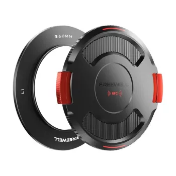Anel base para objetiva com tampa Freewell FW-L1-BL62 62mm para Real Locking VND