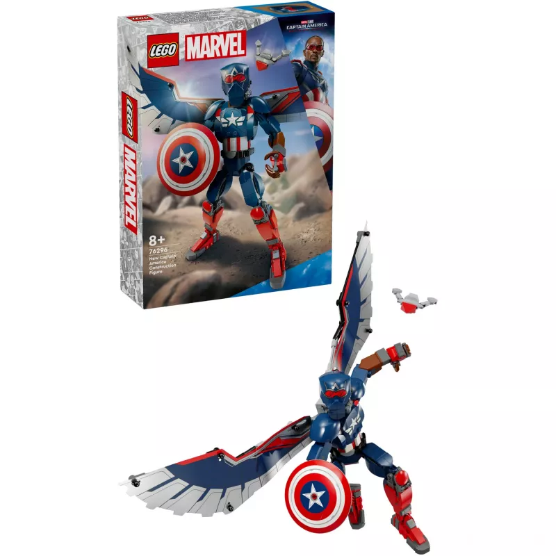 LEGO MARVEL 76296 Nova figura de construção Captain America