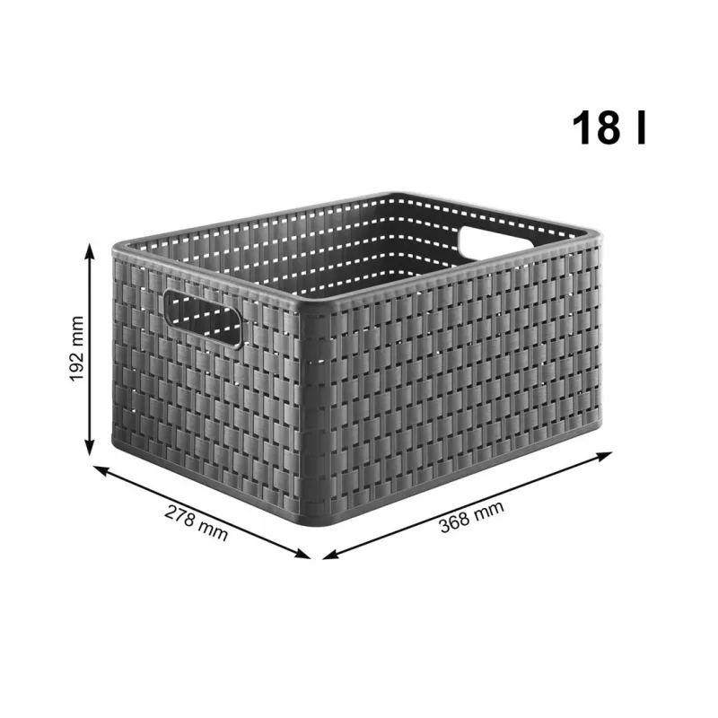 Rotho Country 1165408853 estante de arrumação, 71,2 x 32,5 x 37,5 cm