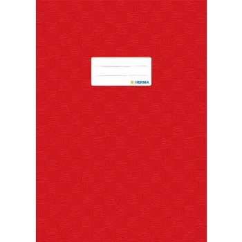 Capa para livros escolares HERMA PP A4 vermelha opaca
