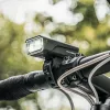 Rockbros luz de bicicleta + cabo USB-C - USB-A 260 lm preto