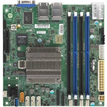 SUPERMICRO A2SDi-4C-HLN4F - Motherboard - Mini-ITX - Intel Atom C3558 - USB 3.0 - 4 x Gigabit LAN - Gráficos Integrados - BULK