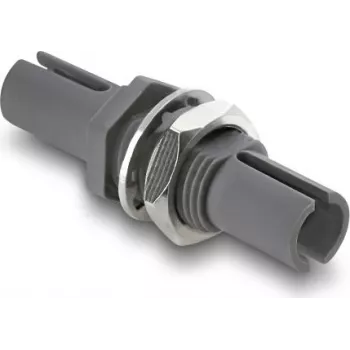Acoplador de fibra ótica DELOCK HFBR 4505Z simplex azul para azul, caixa de plástico, modelo 91041
