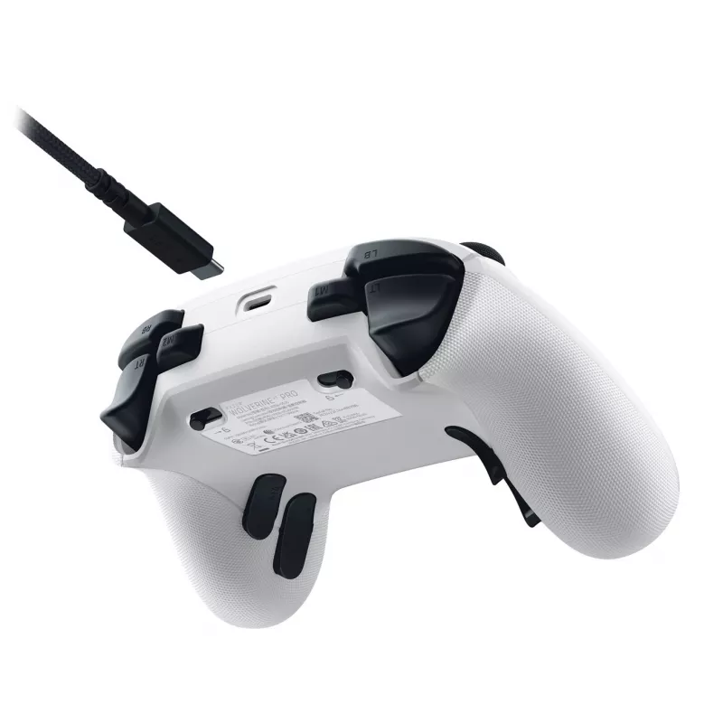 Comando Razer Wolverine V3 Pro branco USB analógico PC Xbox Series S X