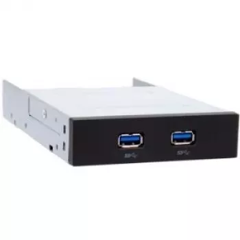 Painel para suporte Chieftec MUB-3002 3,5 polegadas preto prateado