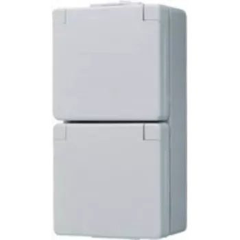 Tomada tipo F Jung 622 WW — branco, caixa de duroplasto, 250 V / 16 A