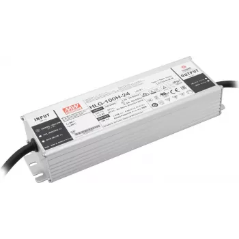 Fonte de alimentação LED Mean Well 96W 24V IP67 — fonte de tensão constante para exterior