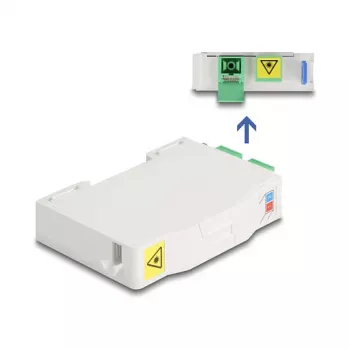 Caixa de terminação de fibra ótica DeLOCK 85935 SC simplex branco