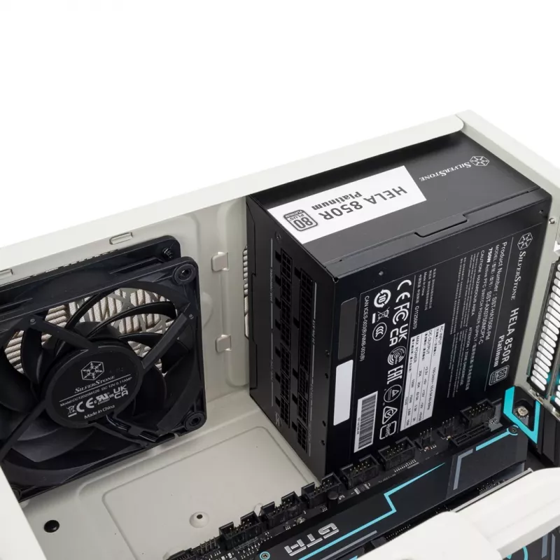 Caixa de computador Silverstone SST-FLP01W HTPC Branco