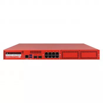 Securepoint RC1000R G5 Security UTM Appliance, 30 Gbit/s, 3,5 Gbit/s, 1000 utilizadores, AES, Com fios, RJ-45