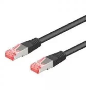 Wentronic 95607 Cabo de rede Ethernet preto