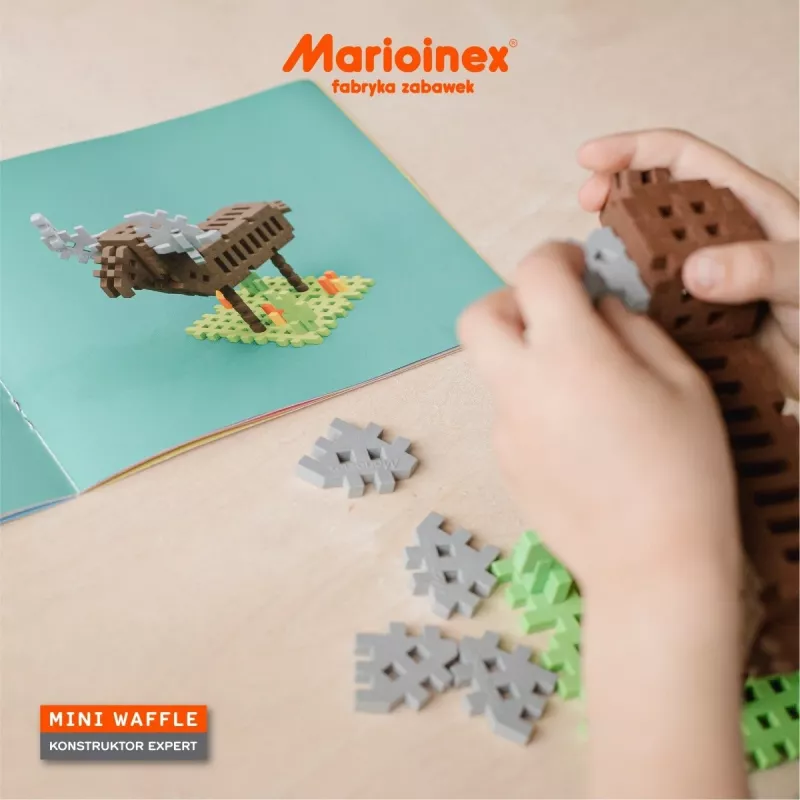 Marioinex Mini Waffle blocos de construção Constructor Expert, 501 peças