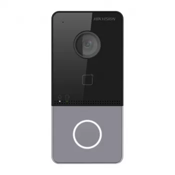 Videoporteiro Hikvision DS-KV6113-WPE1(C) 2 MP preto, cinzento