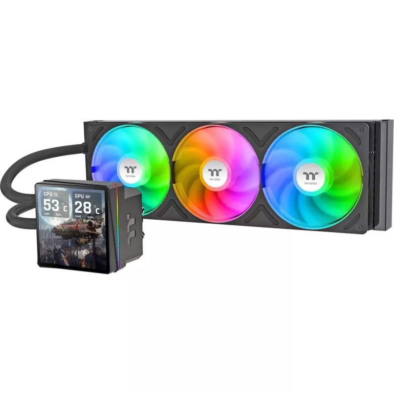 Refrigeração líquida CPU THERMALTAKE TH360 V3 Ultra ARGB Sync AIO preta