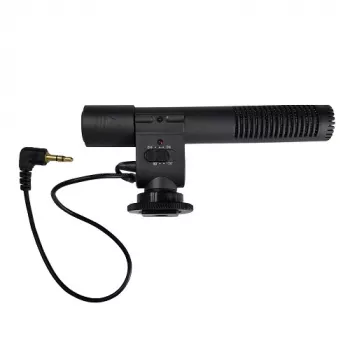 Microfone para câmaras de vídeo