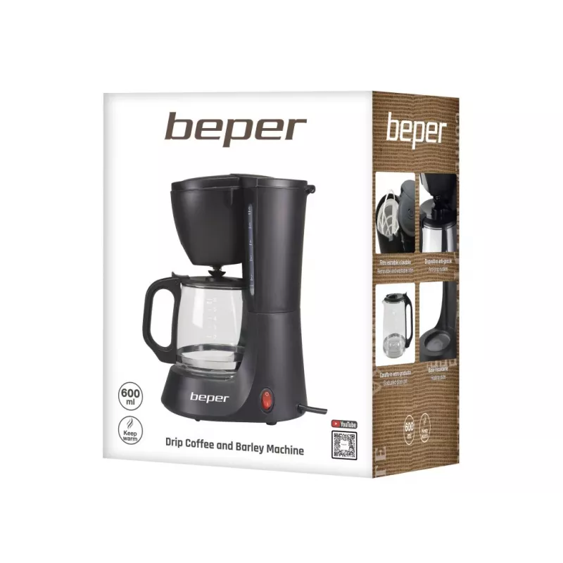 Máquina de café Beper 1,25L BC.060