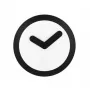 NeXtime Relógio 2615zw Focus, Ø25 cm, parede, branco/preto