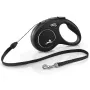 Flexi New CLASSIC 5 m preto Trela retrátil para cães