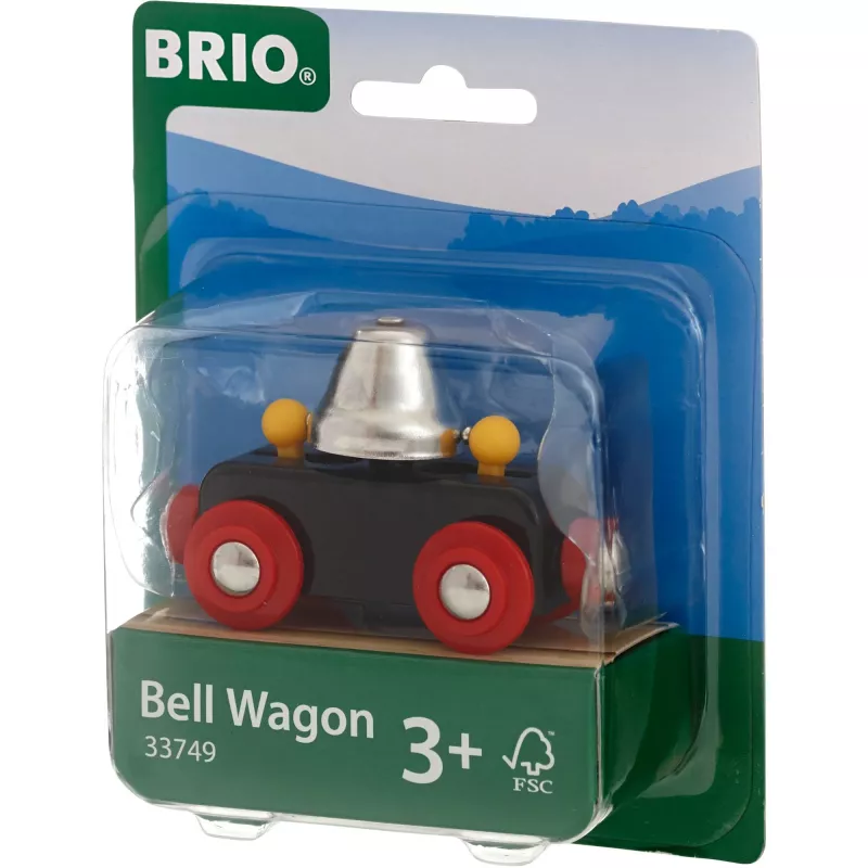Carruagem de comboio de madeira BRIO 33749 com campainha
