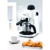 Máquina de café expresso branco-preto CD1011