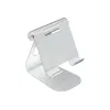 TERRATEC iTab M - Suporte para smartphone / tablet - alumínio - prateado - tamanho do ecrã: 8,8-25 cm (3.5-10) - suporte de mesa (219728)