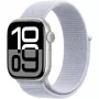 Apple Watch Series 10 caixa de alumínio GPS + Cellular 42 mm prateado Sport Loop azul cloud
