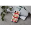 Capa de proteção iKins para iPhone XR — design Short Cake, branca