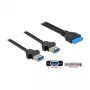 Cabo USB DeLOCK 85244 0,8 m preto