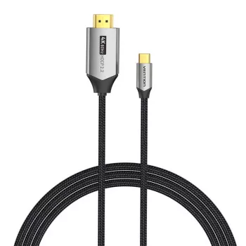 Cabo Vention USB-C para HDMI CRBBH – 2 m, 4K@60Hz, preto, USB-C para HDMI