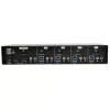 EATON TRIPPLITE Comutador KVM DisplayPort de 4 portas com cabos de áudio e hub USB 3.0 SuperSpeed (B004-DPUA4-K)